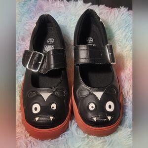Fanged Bat-Vampire Mary Janes